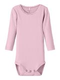 name it LANGE MOUWEN RIB ROMPER, Parfait Pink, highres - 13198038_ParfaitPink_001.jpg