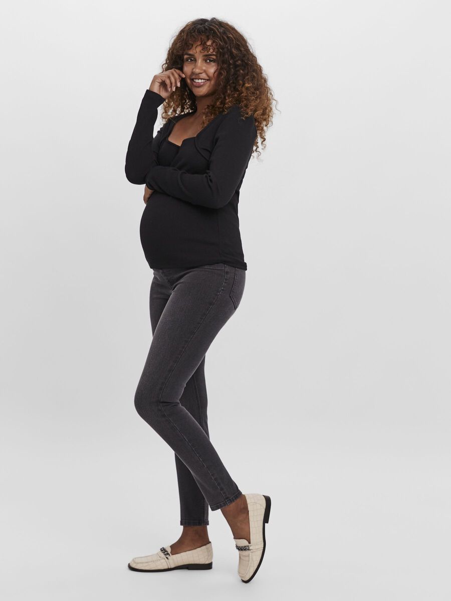 Mama.licious JEGGINGS SKINNY FIT TAILLE EXTRA HAUTE JEANS DE GROSSESSE COUPE ÉTROITE, Medium Grey Denim, highres - 20014663_MediumGreyDenim_003.jpg