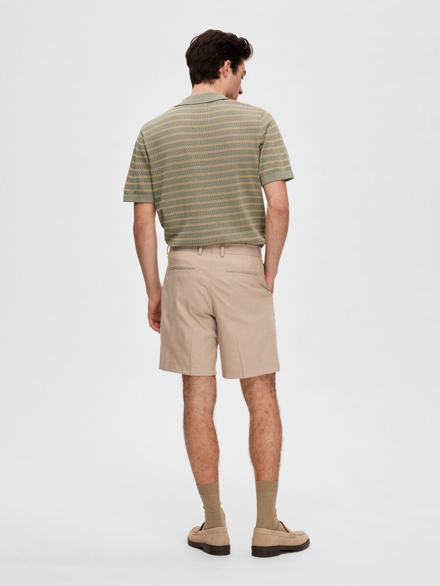 Selected TAILORED SHORTS, Sand, highres - 16088510_Sand_1007551_004.jpg