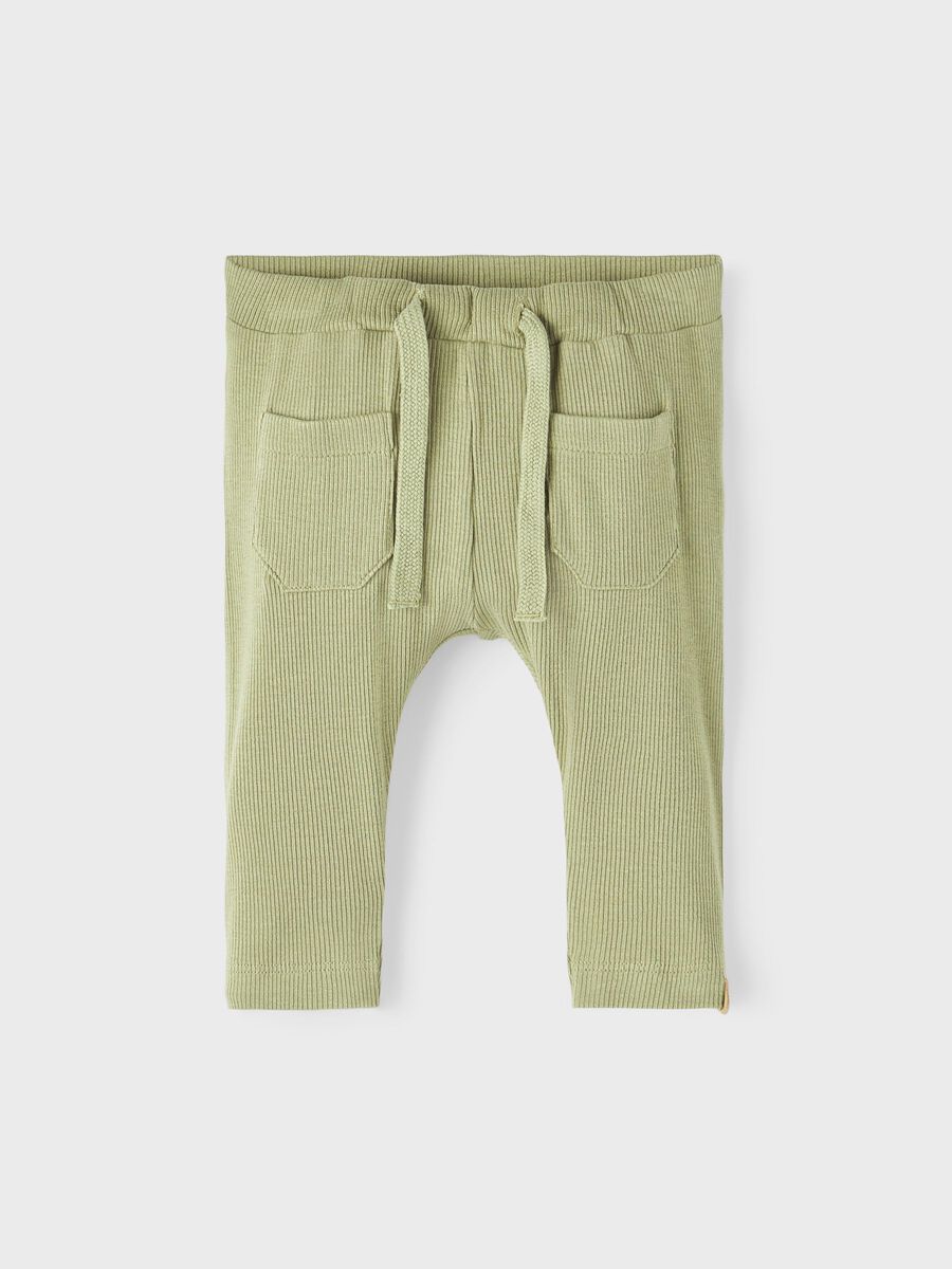 Name it LOOSE FIT TROUSERS, Sage, highres - 13219980_Sage_003.jpg