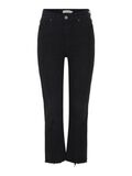Pieces PCDELLY HW STRAIGHT FIT JEANS, Black, highres - 17123707_Black_001.jpg
