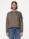 Pieces PCCHILLI SWEATSHIRT, Morel, highres - 17113432_Morel_003.jpg