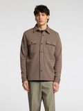 Selected KLASSISCHES OVERSHIRT, Morel, highres - 16085115_Morel_003.jpg