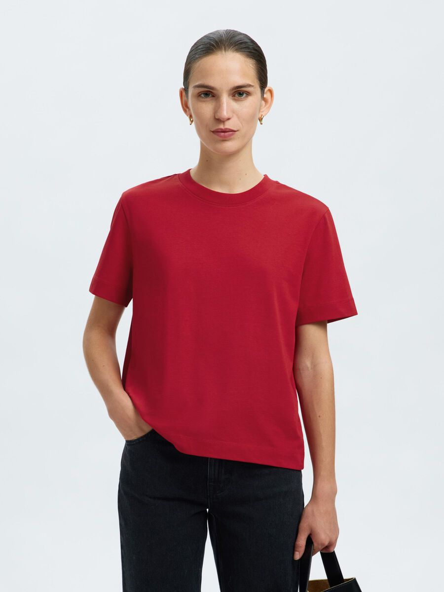 Selected BOXY T-SHIRT, Equestrian Red, highres - 16087919_EquestrianRed_003.jpg
