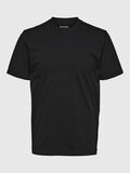 Selected MANCHES COURTES ET COUPE DÉCONTRACTÉE T-SHIRT, Black, highres - 16077385_Black_001.jpg