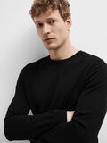 Selected MANCHES LONGUES PULL EN MAILLE, Black, highres - 16074682_Black_008.jpg