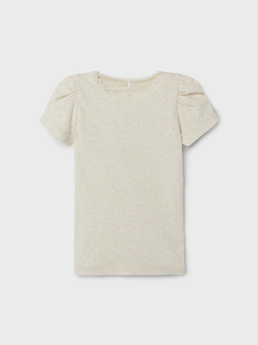 Name it REGULAR FIT T-SHIRT, Peyote Melange, highres - 13203744_PeyoteMelange_003.jpg