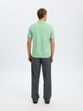 Selected ZIPPER POLO SHIRT, Hemlock, highres - 16079026_Hemlock_004.jpg