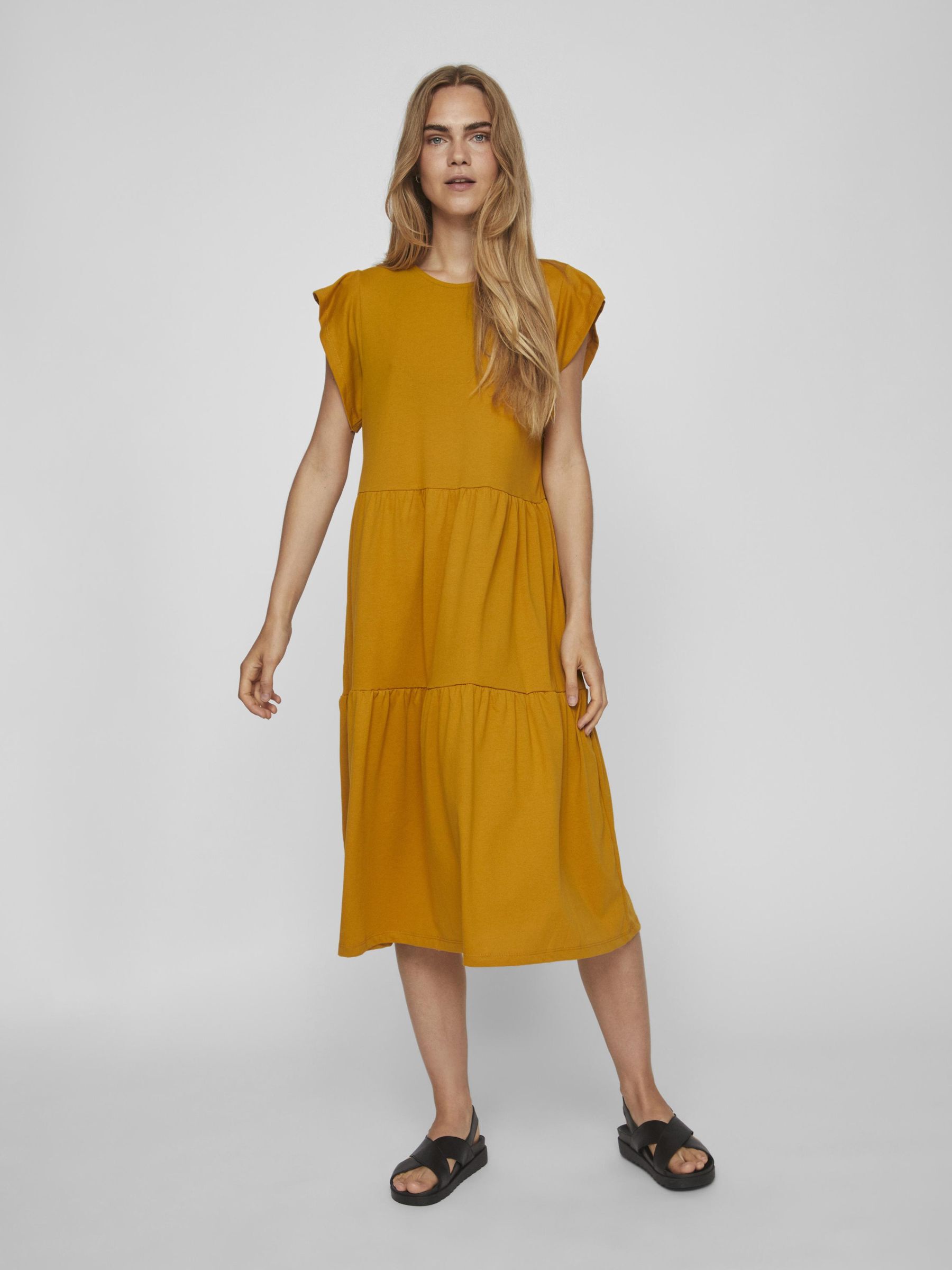 Vila shop yellow dress