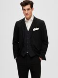 Selected VISKOSEBLANDING SLIM FIT VEST, Black, highres - 16089406_Black_008.jpg