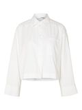 Selected CROPPED SKJORTE, Bright White, highres - 16090439_BrightWhite_001.jpg