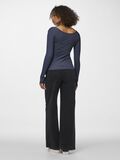 Pieces PCKITTE  LANGÆRMET T-SHIRT, Ombre Blue, highres - 17101437_OmbreBlue_004.jpg