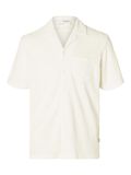 Selected TERRY CLOTH SHIRT, Egret, highres - 16090758_Egret_001.jpg
