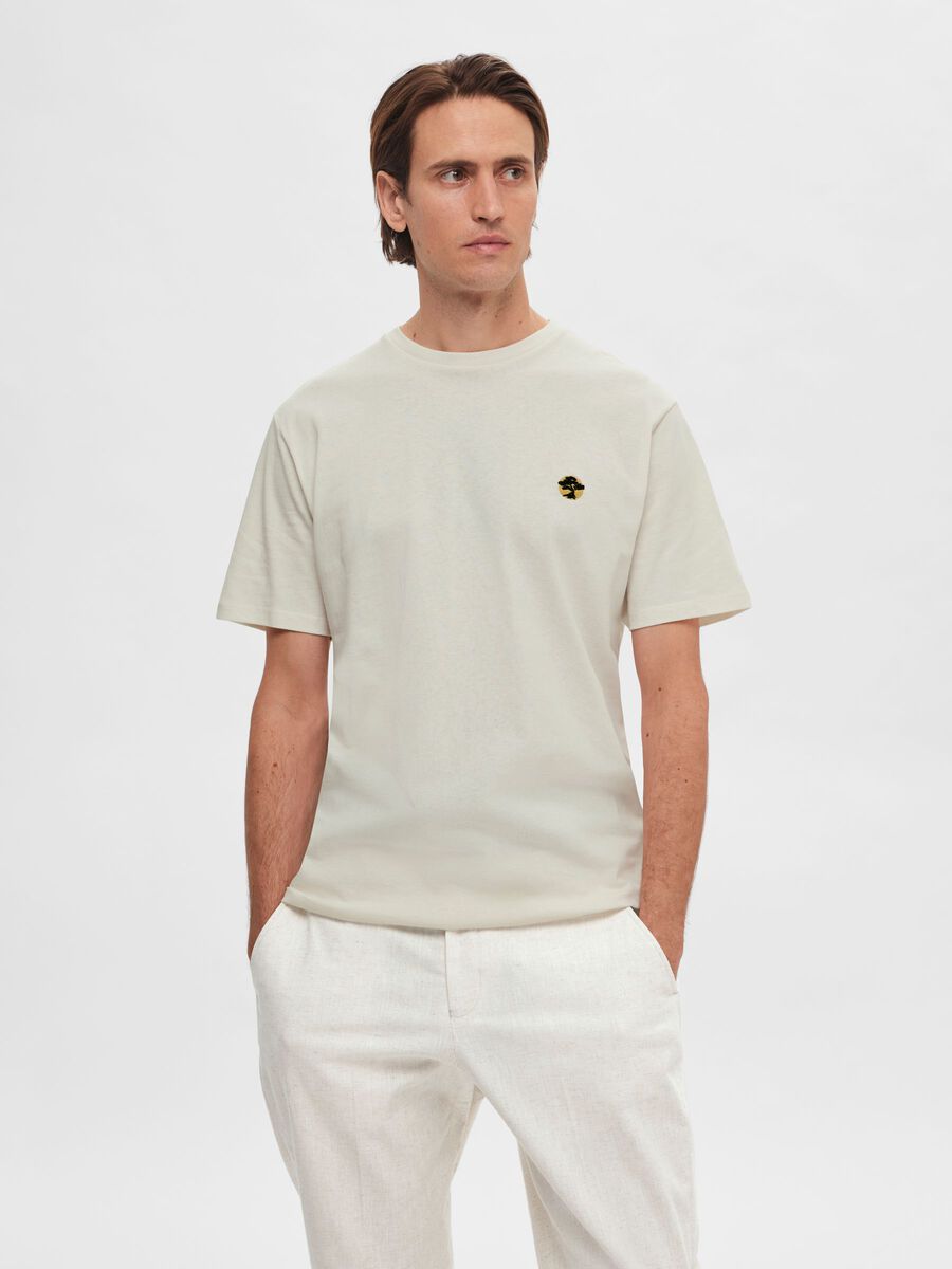 Selected BRODERIE T-SHIRT, White Alyssum, highres - 16092116_WhiteAlyssum_1071364_003.jpg