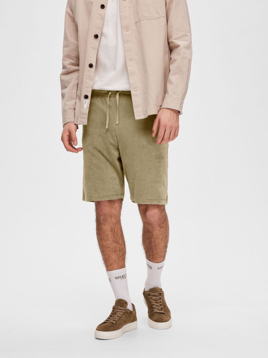 Selected FROTTEE SHORTS, Vetiver, highres - 16090745_Vetiver_003.jpg