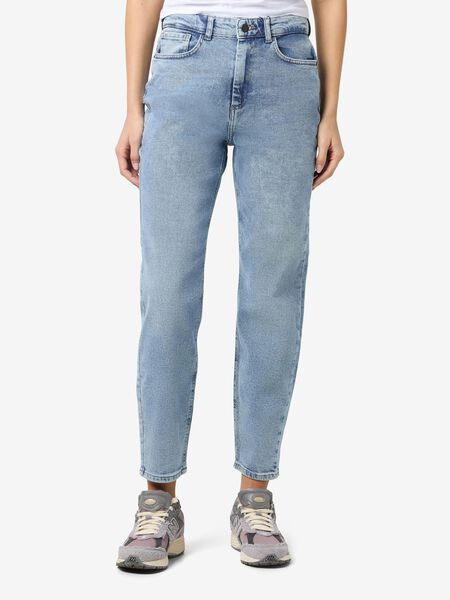 Noisy May NMMONI CROPPED FIT STRAIGHT FIT JEANS, Light Blue Denim, highres - 27023701_LightBlueDenim_003.jpg