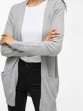 VILA VIRIL BASIC KNITTED CARDIGAN, Light Grey Melange, highres - 14044041_LightGreyMelange_007.jpg