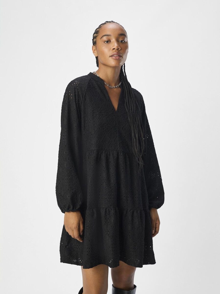 OBJECT OBJFEODORA MINI DRESS, Black, highres - 23043500_Black_003.jpg