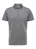 Selected KORTÄRMAD COOLMAX® PIKÉTRÖJA, Medium Grey Melange, highres - 16082844_MediumGreyMelange_001.jpg