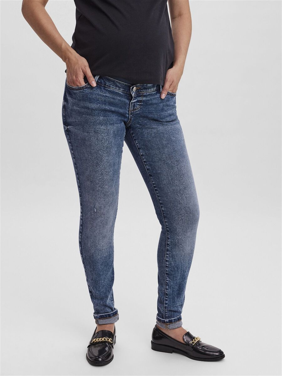 Mama.licious UMSTANDS-JEANS  UMSTANDSJEANS MIT SKINNY FIT, Medium Blue Denim, highres - 20015492_MediumBlueDenim_003.jpg