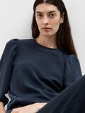 Selected PUFF SLEEVE SWEATSHIRT, Dark Sapphire, highres - 16082379_DarkSapphire_008.jpg