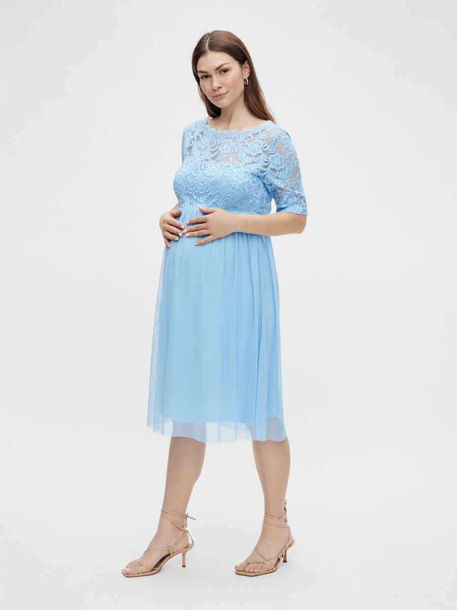 Mama.licious MLMIVANA MATERNITY DRESS DRESS, Alaskan Blue, highres - 20013503_AlaskanBlue_003.jpg