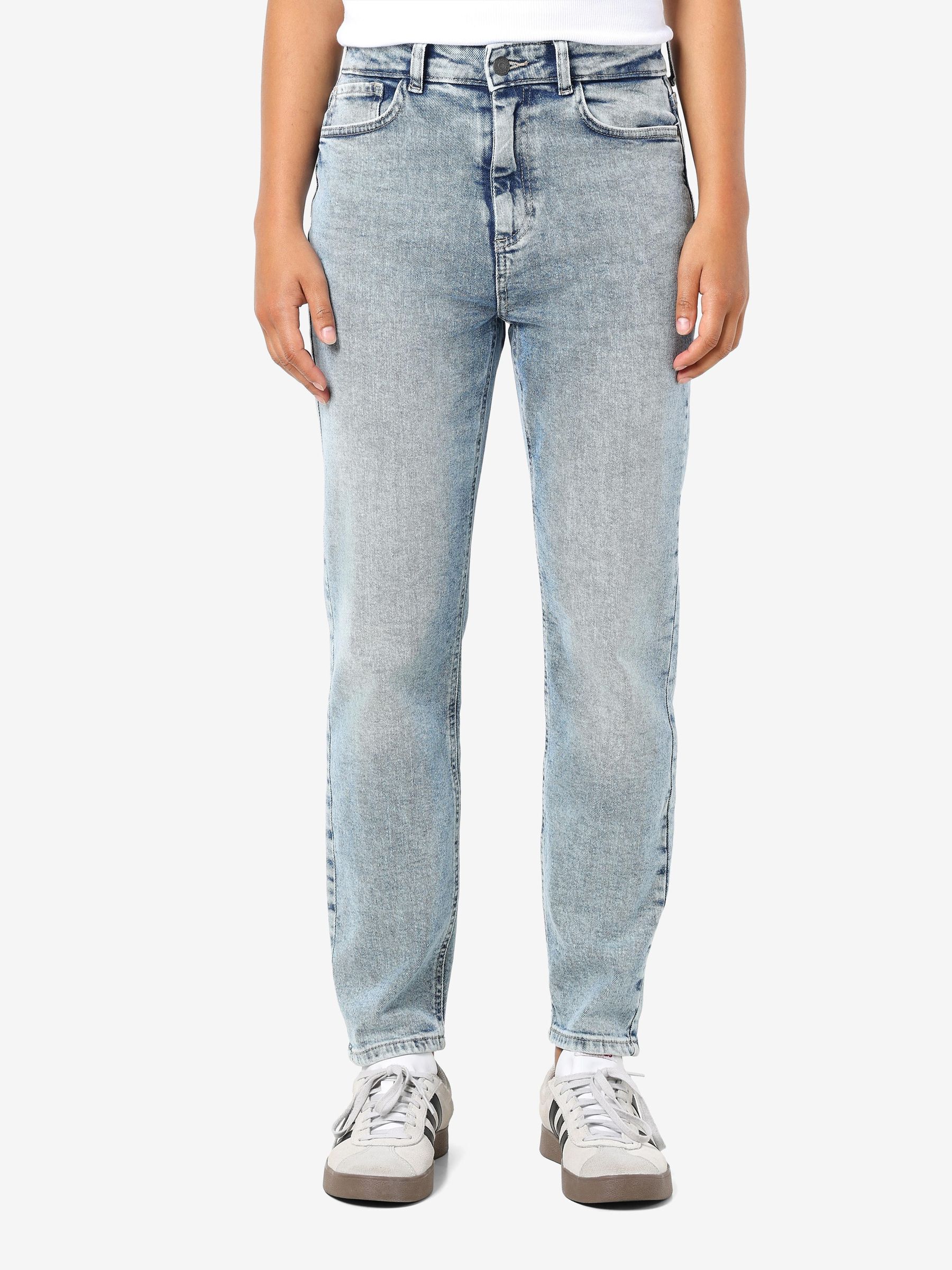 NMMONI CROPPED STRAIGHT FIT JEANS from Noisy may Blue The Founded