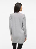 VILA VIRIL BASIC KNITTED CARDIGAN, Light Grey Melange, highres - 14044041_LightGreyMelange_004.jpg