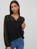 VILA VIEDEE DETAILED LONG SLEEVED BLOUSE, Black, highres - 14079577_Black_007.jpg