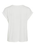 VILA VIELLETTE SHORT SLEEVED TOP, Snow White, highres - 14059563_SnowWhite_002.jpg
