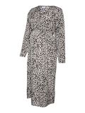 Mama.licious ROBE MIDI REGULAR FIT COL EN V ROBE, Ghost Gray, highres - 20019436_GhostGray_1065220_001.jpg