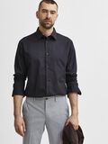 Selected LONG-SLEEVED SLIM FIT SHIRT, Black, highres - 16080200_Black_008.jpg