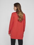 VILA VIRIL BASIC KNITTED CARDIGAN, Aurora Red, highres - 14044041_AuroraRed_958891_004.jpg