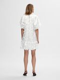 Selected 3D FLORAL TEXTURED MINI DRESS, Snow White, highres - 16078506_SnowWhite_004.jpg
