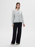 Selected LONG-SLEEVED CARDIGAN, Light Grey Melange, highres - 16074481_LightGreyMelange_005.jpg
