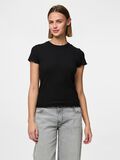 Pieces PCNICCA - CÔTELÉ T-SHIRT, Black, highres - 17120085_Black_003.jpg