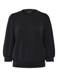 Selected PUFFÄRMAR SWEATSHIRT, Black, highres - 16082379_Black_001.jpg