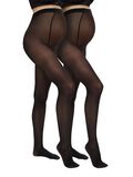 Mama.licious MLSABINE 2-PACK TIGHTS PANTYHOSE, Black, highres - 20011062_Black_774679_008.jpg