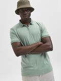 Selected ZIPPER POLO SHIRT, Granite Green, highres - 16079026_GraniteGreen_008.jpg