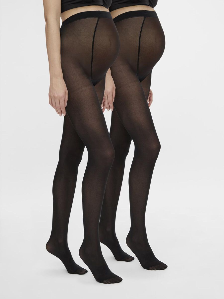 Mama.licious MLSABINE 2-PACK TIGHTS PANTYHOSE, Black, highres - 20011062_Black_774679_003.jpg