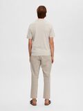 Selected LINEN BLEND POLO SHIRT, Oatmeal, highres - 16090124_Oatmeal_004.jpg