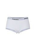 Pieces PCLOGO LADY BOXER SHORTS, Bright White, highres - 17106857_BrightWhite_006.jpg