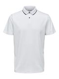 Selected MANCHES COURTES COOLMAX® POLO, Bright White, highres - 16082844_BrightWhite_001.jpg