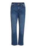 VILA MID-RISE STRAIGHT FIT JEANS, Medium Blue Denim, highres - 14080228_MediumBlueDenim_001.jpg