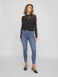 Vila MID-WAIST SKINNY FIT JEANS, Medium Blue Denim, highres - 14082132_MediumBlueDenim_005.jpg