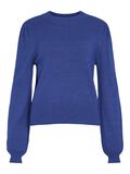 VILA À COL MONTANT PULL EN MAILLE, Mazarine Blue, highres - 14084179_MazarineBlue_1070203_001.jpg