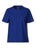 Pieces PCRIA COTTON T-SHIRT, Mazarine Blue, highres - 17140802_MazarineBlue_001.jpg