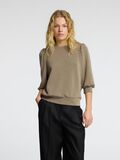 Selected PUFF SLEEVE SWEATSHIRT, Vetiver, highres - 16082379_Vetiver_003.jpg