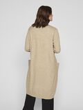 VILA VIRIL LONG STRIKKET CARDIGAN, Natural Melange, highres - 14042770_NaturalMelange_004.jpg