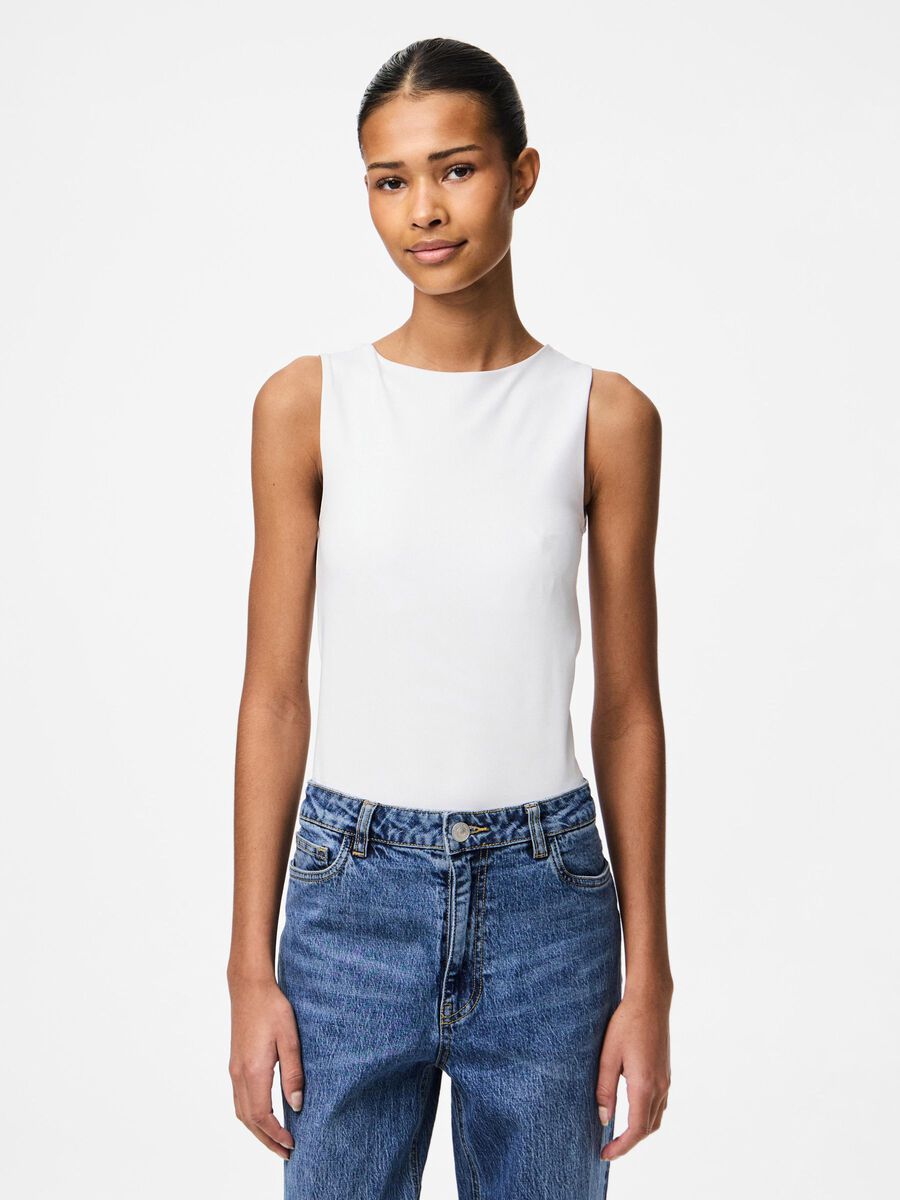 Pieces PCNEJA BODYSUIT, Bright White, highres - 17141173_BrightWhite_003.jpg